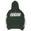 画像5: x CASPER / Flames Logo Zip Hoodie Forest (5)