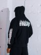 画像10: x CASPER / Flames Logo Zip Hoodie Black (10)