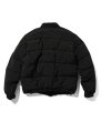 画像9: Corduroy Collar Puffer Jacket Black (9)