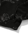 画像4: Rose Allover Patterned Fleese Jacket Black (4)