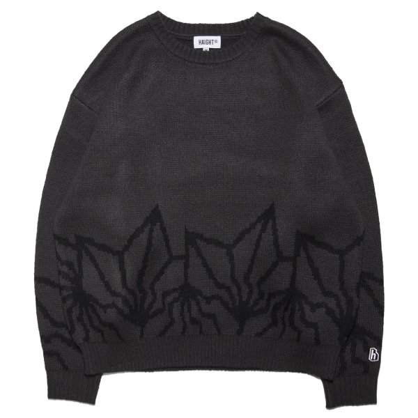 画像1: BAKIBAKI Sweater Charcoal (1)