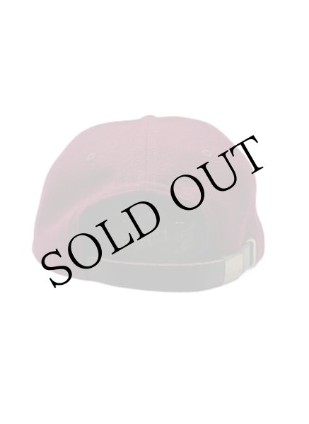 画像4: Classic WB Logo Wool Cap Burgundy (4)