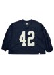 画像1: 42 Mesh Football LS Shirts Navy (1)