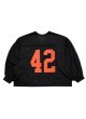 画像7: 42 Mesh Football LS Shirts Black/Orange (7)