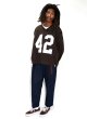 画像9: 42 Mesh Football LS Shirts Brown (9)