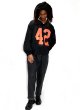 画像9: 42 Mesh Football LS Shirts Black/Orange (9)