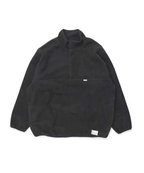 画像1: Half Snap Fleece Pullover Shadow (1)