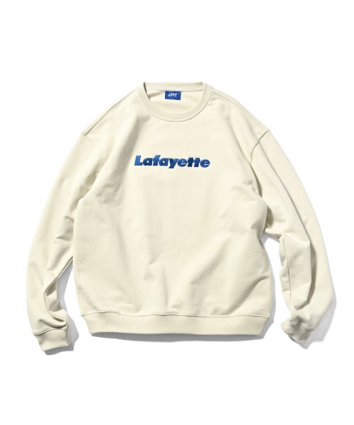 画像1: Lafayette Logo Crew Sweat White (1)