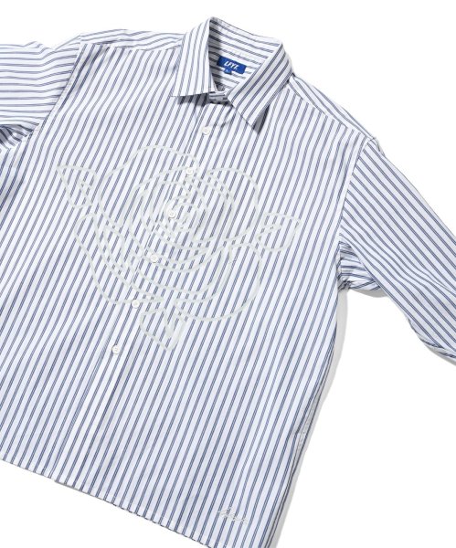 画像4: STRIPE ROSE SHIRT White (4)