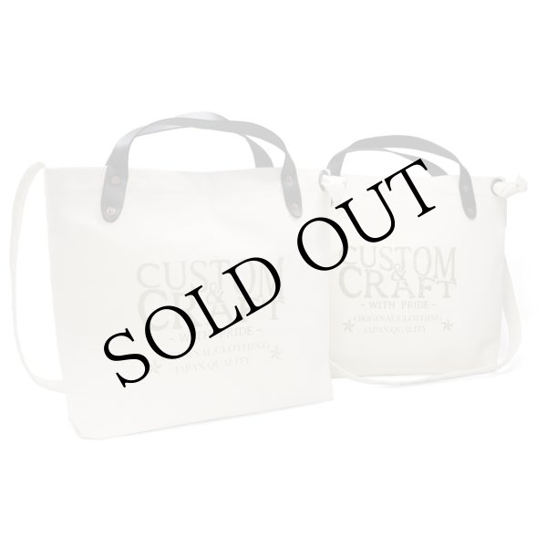 画像1: XTR AOMORI LIMITED / CANVAS SHOULDER TOTE BAG "MARK" (1)