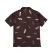 画像6: x RAW / Papers Open Collar Shirt Brown (6)