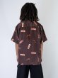 画像8: x RAW / Papers Open Collar Shirt Brown (8)