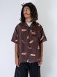 画像7: x RAW / Papers Open Collar Shirt Brown (7)