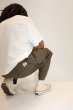 画像11: W-44 Herringbone Cargo Pants Olive (11)
