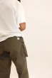 画像12: W-44 Herringbone Cargo Pants Olive (12)