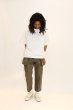 画像7: W-44 Herringbone Cargo Pants Olive (7)