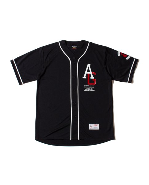 画像1: B1G Baseball Jersey Black (1)