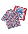 画像5: WEISER Allover Pattern Shirt Red (5)