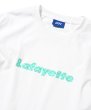 画像2: Lafayette Emboss Checker Logo Tee White (2)