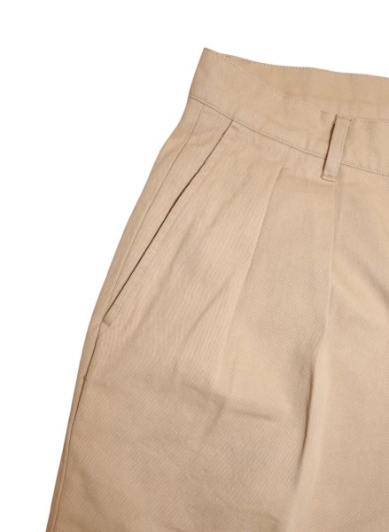 画像4: 2Tuck Chino Short Pant Khaki (4)
