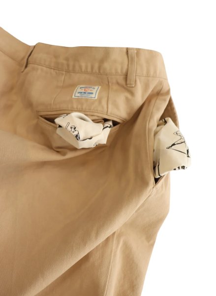 画像7: 2Tuck Chino Short Pant Khaki (7)