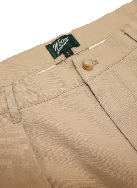 画像2: 2Tuck Chino Short Pant Khaki (2)