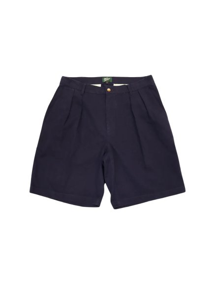画像1: 2Tuck Chino Short Pant Navy (1)
