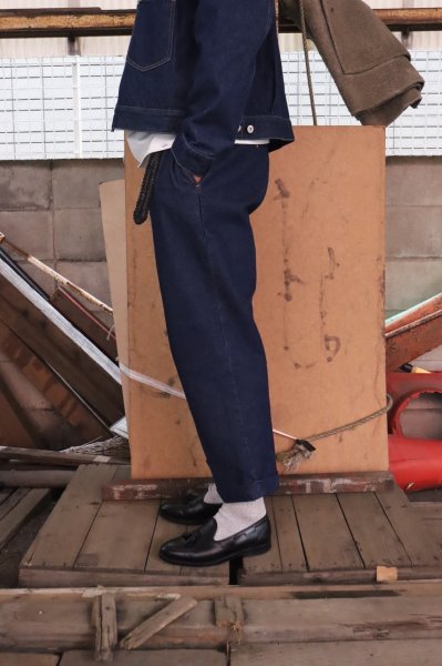 画像12: 2Tuck Denim Trouser Dark Indigo  (12)