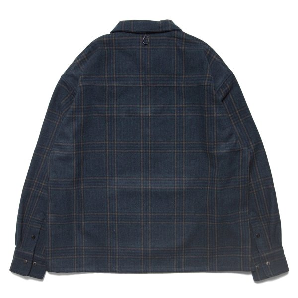 画像4: Flannel Half Zip Shirt Black Watch (4)