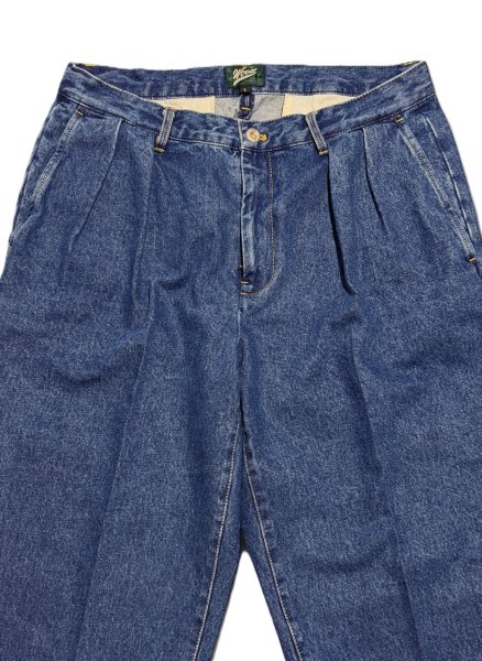 画像2: 2Tuck Denim Trouser Light Indigo  (2)