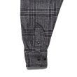画像3: Flannel Half Zip Shirt Gray (3)