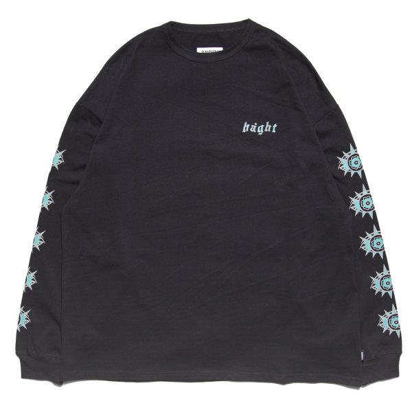 画像1: ALL SEEING EYE LS Tee ft. GRINDLODGE Black (1)