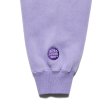 画像4: LOCAL SERVICE PIGMENT DYE SWEAT ft. GRINDLODGE Light Purple (4)