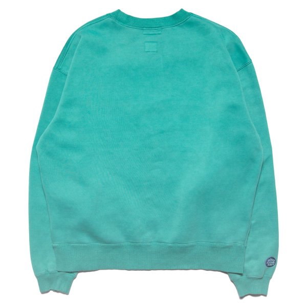 画像6: LOCAL SERVICE PIGMENT DYE SWEAT ft. GRINDLODGE Teal (6)