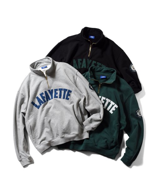 画像7: Arch Logo Halfzip Sweatshirt Green (7)