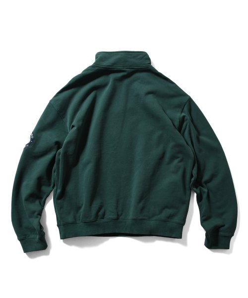 画像6: Arch Logo Halfzip Sweatshirt Green (6)