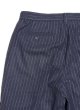 画像8: 2TUCK STRIPE WOOL TROUSER Navy (8)